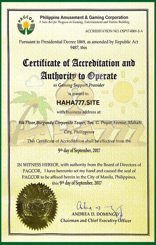 haha777 license